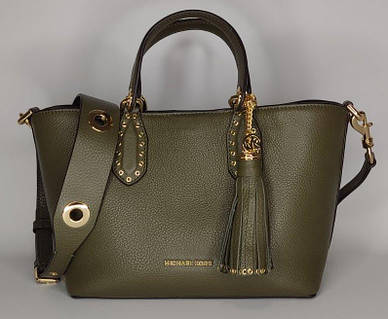 Brooklyn small leather satchel 2025