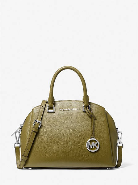 Maxine medium pebbled leather dome satchel hotsell