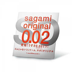 Полиуретановые презервативы Sagami Original 0.02мм, 1 шт | Puls69