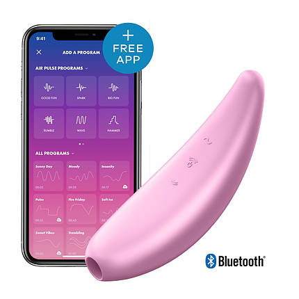 Вакуумний кліторальний стимулятор Satisfyer Curvy 3+ | Knopka, фото 2