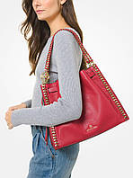 Сумка Michael Kors Mina Large Pebbled Leather Shoulder Bag Bright Red (30S1G4ME3L)