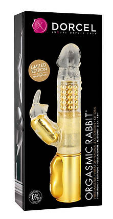 Вібратор-кролик Dorcel Orgasmic Rabbit Gold з перловим масажем   | Knopka, фото 2