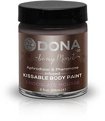 Фарба для тіла Dona Kissable Body Paint - CHOCOLATE MOUSSE   | Knopka