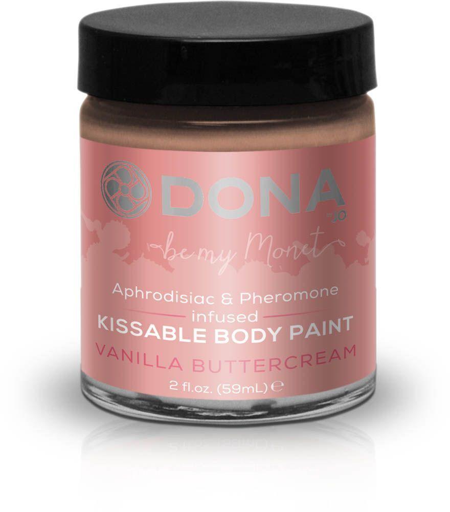 Фарба для тіла Dona Kissable Body Paint - VANILLA BUTTERCREAM   | Knopka