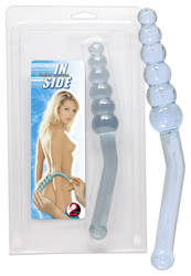 Анальний ланцюжок (прозоро-блакитний)   | Knopka