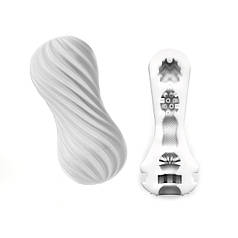 Мастурбатор Tenga FLEX Silky White с регулируемой интенсивностью   | Knopka