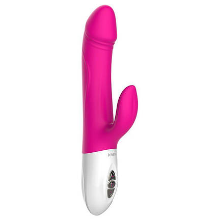 Пульсатор-кролик Leten Vibrator Realistic з підігрівом і вібрацією кліторального відростка | Knopka, фото 2