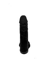 Крафтовое мило-член з присоском Чистий Кайф Black size M натуральне | Knopka, фото 4