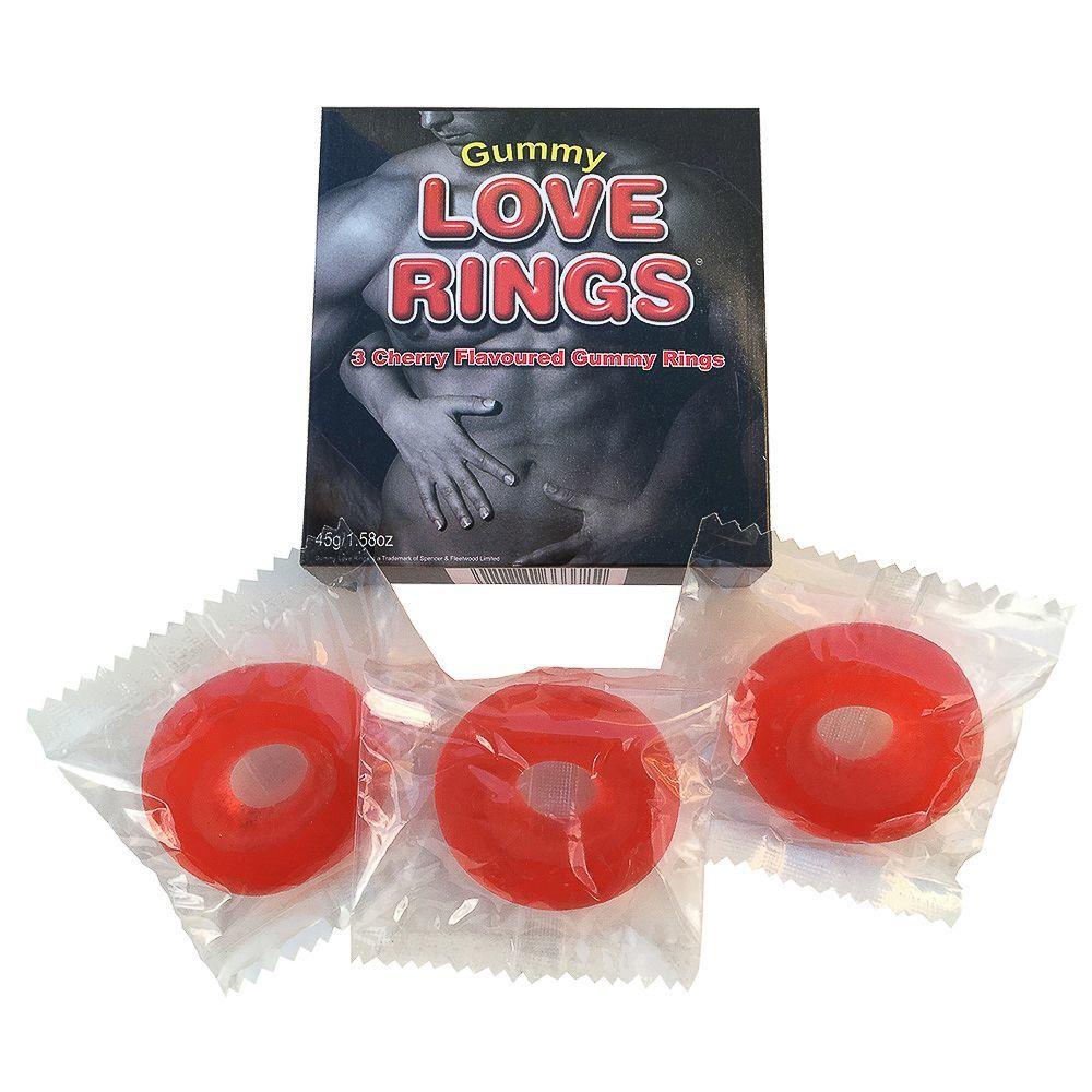 Желейні ерекційні кільця Gummy Love Rings (45 гр)   | Knopka