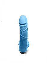 Крафтовое мило-член з присоском Чистий Кайф Blue size M натуральне | Knopka, фото 4