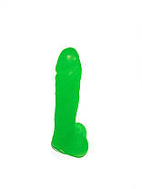 Крафтовое мило-член з присоском Чистий Кайф Green size L натуральне | Knopka, фото 3