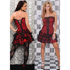 Мереживний набір червоного кольору   | Knopka