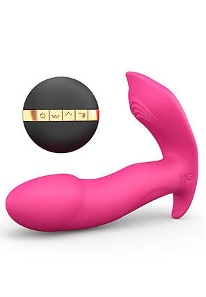 Вібратор Dorcel Secret Clit з підігрівом і пультом ДУ, можна під одяг, голосове керування | Knopka, фото 2