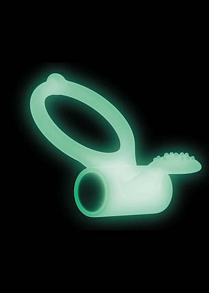 Ерекційне кільце Dorcel Power Clit White PHOSPHO з вібрацією | Knopka, фото 2
