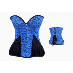 Мереживний корсет з чорними вставками   | Knopka