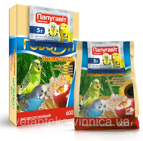 Корм Хоббі Міл Говорун Пташенятко 600г, фото 1