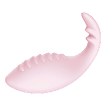 Смарт вібратор-яйце Leten Dinosaur Baby Pink зі стимулятором клітора, 2 мотора | Knopka, фото 2