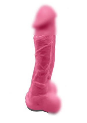 Крафтовое мило-член з присоском Чистий Кайф Pink size XL натуральне | Knopka, фото 1
