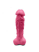 Крафтовое мило-член з присоском Чистий Кайф Pink size XL натуральне | Knopka, фото 4