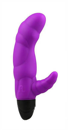 Вібратор рельєфний Adrien Lastic Typhoon Purple зі стимуляцією точки G, два мотора | Knopka, фото 2