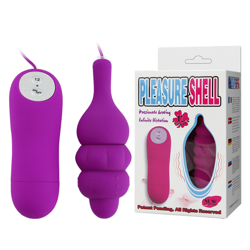 Міні-вібратор на пульті PLEASURE SHELL   | Knopka