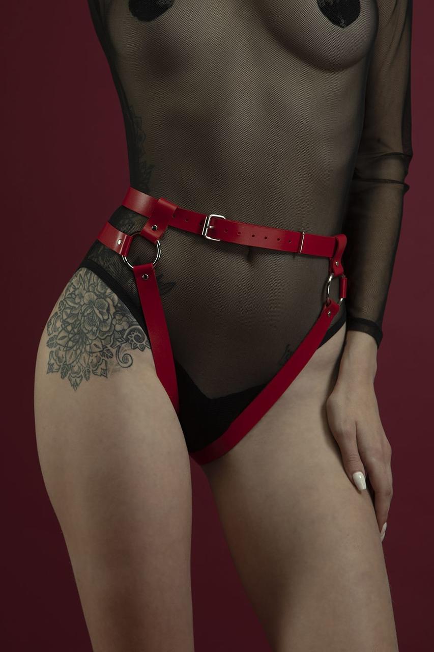 Гартеры Feral Feelings - Belt Briefs червоні   | Knopka