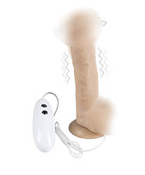 Фалоімітатор з вібрацією і ротацією Alive Cesar Vibro Plus Mega Realistic   | Knopka