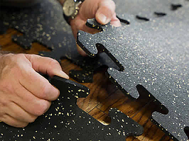 Гумові пазли 6 мм mosaic EPDM (колір мікс) слайс