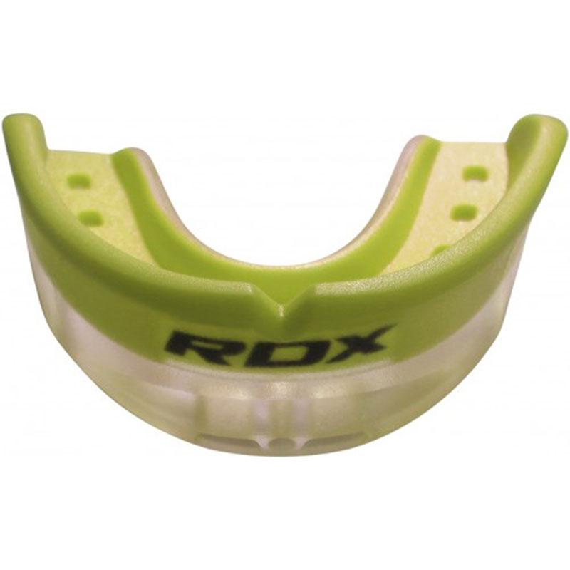 Капа боксерская RDX Gel 3D Elite Green - фото 3 - id-p335022129