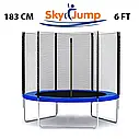 Батут SkyJump 6 фт., 183 см. з захисною сіткою, фото 4