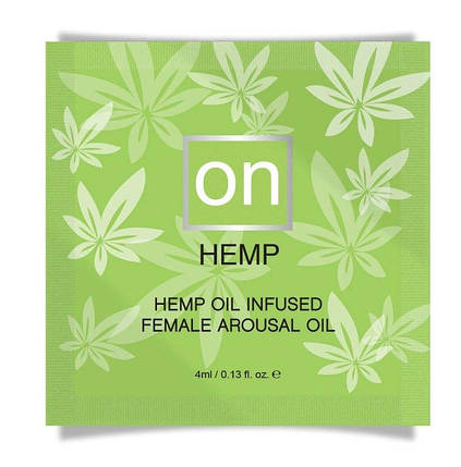 Пробник збудливого масла Sensuva - ON for Her Hemp Пройняті Arousal Oil (4 мл) | Knopka, фото 2
