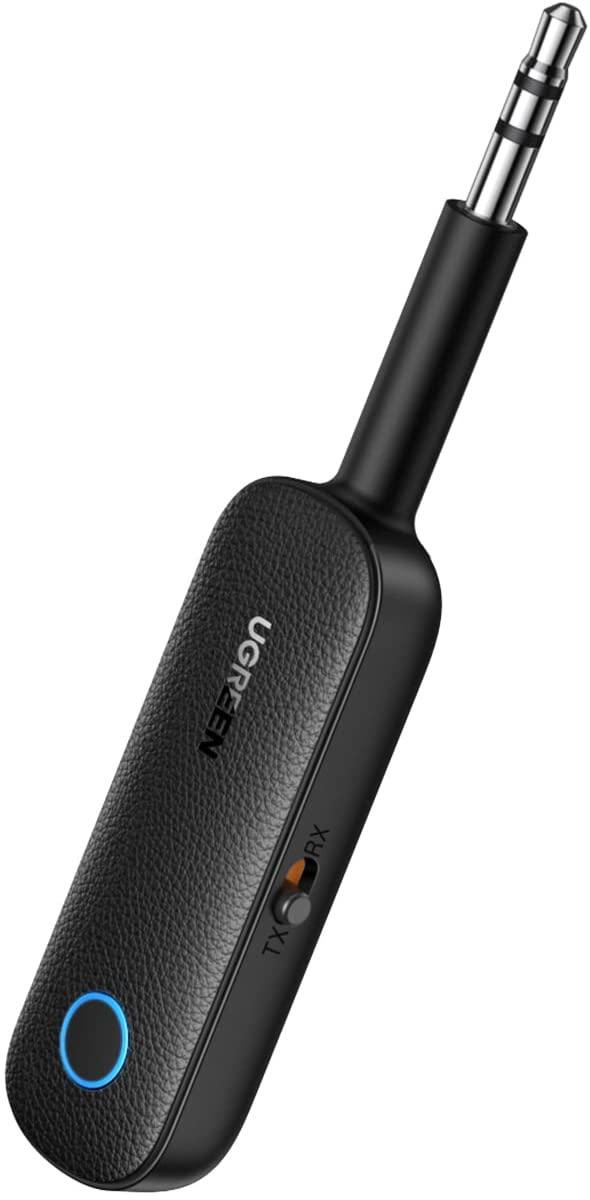 Передавач і приймач UGREEN Bluetooth 5.0 AUX 3.5 мм 2 в 1 автомобільний аудіоадаптер (CM403)