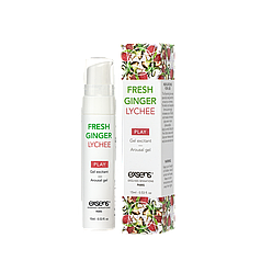 Стимулюючий гель для ерогенних зон EXSENS Kissable Fresh Ginger Litchi 15мл   | Knopka