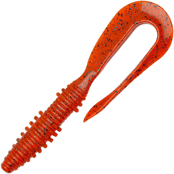 Силікон Keitech Mad Wag 7" (6 шт/упак) ц:ea#13 spicy mustard/blue