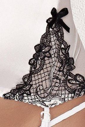 BRASILIANA CORSET white XXL/XXXL - Passion Exclusive | KNOPKA, фото 2