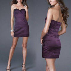 РОЗПРОДАЖ! Фіолетова сукня без бретелей | Puls69