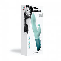 Вібратор-кролик Love To Love Hello Rabbit Menthe з гнучким стовбуром і стимуляцією точки G, 2 мотора | Knopka, фото 4