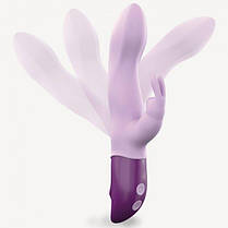 Вібратор-кролик Love To Love Hello Rabbit Violet з гнучким стовбуром і стимуляцією точки G, 2 мотора | Knopka, фото 2