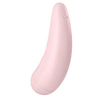 Вакуумний кліторальний стимулятор Satisfyer Curvy 2+ Pink | Knopka, фото 2