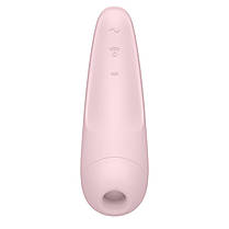 Вакуумний кліторальний стимулятор Satisfyer Curvy 2+ Pink | Knopka, фото 2
