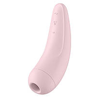 Вакуумний кліторальний стимулятор Satisfyer Curvy 2+ Pink | Knopka, фото 3