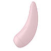 Вакуумний кліторальний стимулятор Satisfyer Curvy 2+ Pink   | Knopka, фото 2