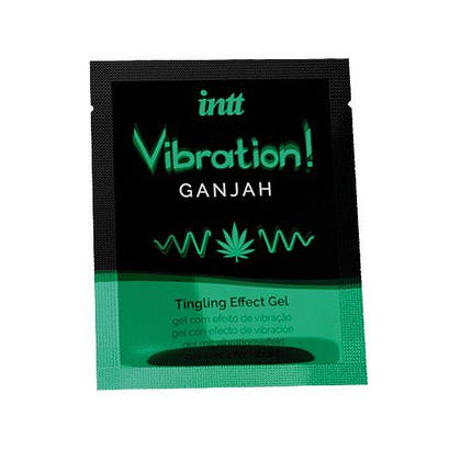 Пробник рідкого вібратора Intt Vibration Ganjah (5 мл) | Knopka, фото 2