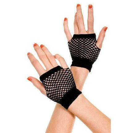 Чорні сітчасті рукавички | KNOPKA, фото 2