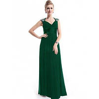 РАСПРОДАЖА! Зеленое платье с мерцающими пайетками | Knopka