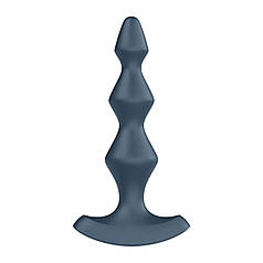 Анальний стимулятор-намистини з двома моторами Satisfyer Lolli-Plug 1 (dark teal)   | Knopka