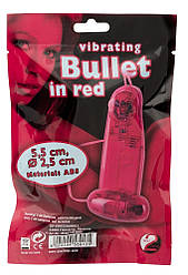 Вибропуля BULLET IN RED | Puls69