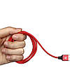 Кабель Baseus Yiven Cable USB Lightning 1.2m, Red (CALYW-09), фото 5