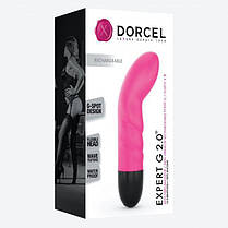 Вібратор Dorcel Expert G 2.0 Magenta для точки G, що перезаряджається | Knopka, фото 3