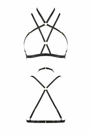 Портупея-стрепи KELIS BRA black L/XL - Passion Exclusive | Knopka, фото 1